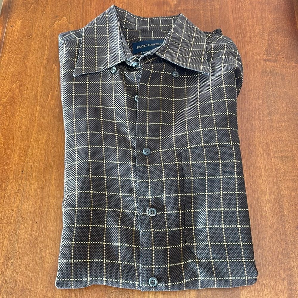 Scott Barber Luxe Long Sleeved Dress Shirt